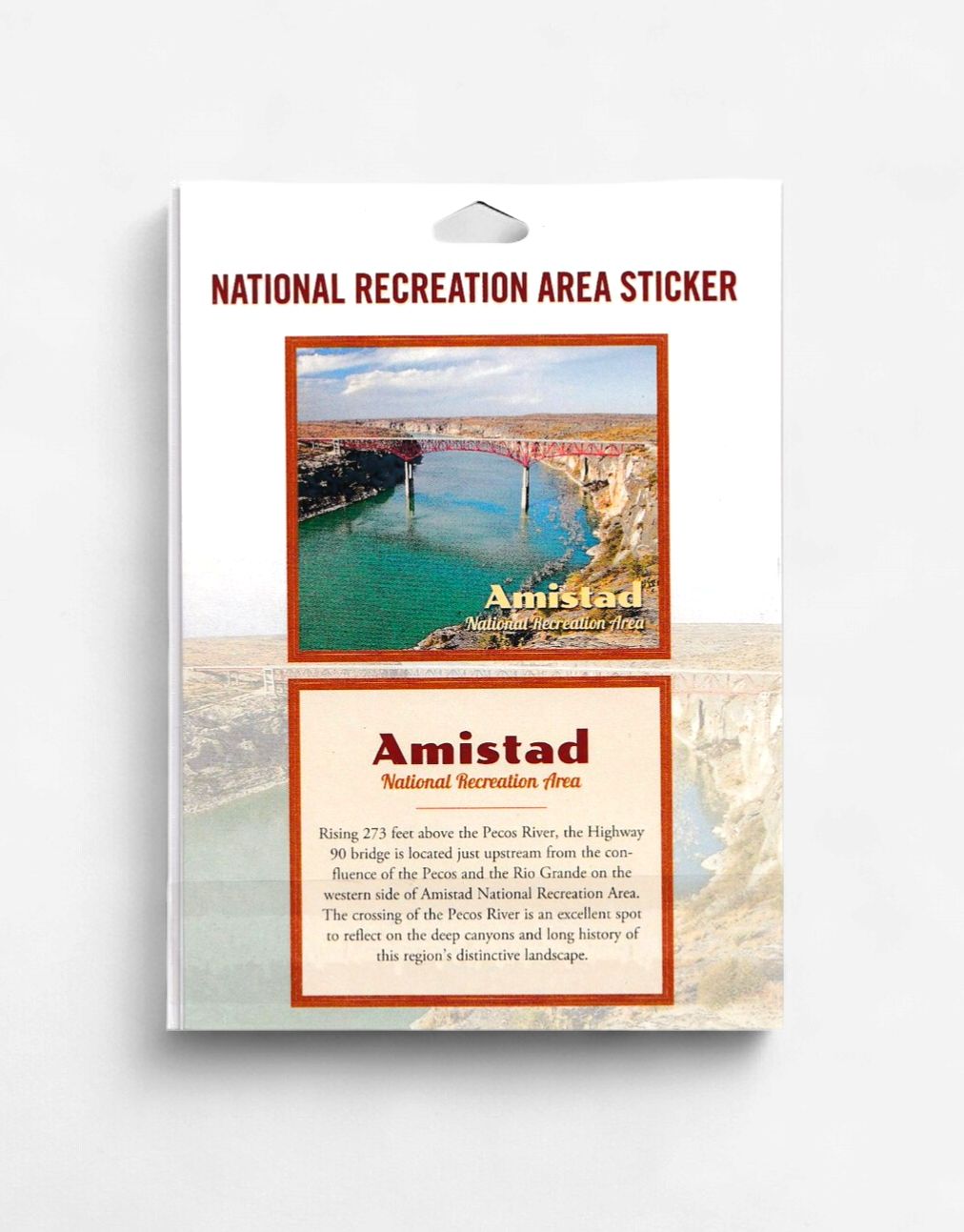 Amistad square sticker