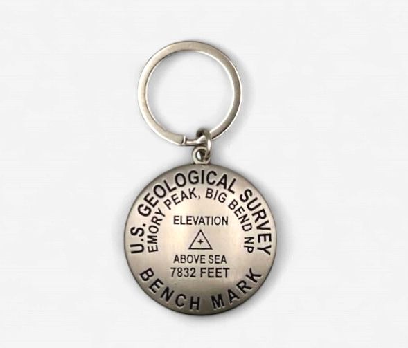 Emory Peak Benchmark Keychain