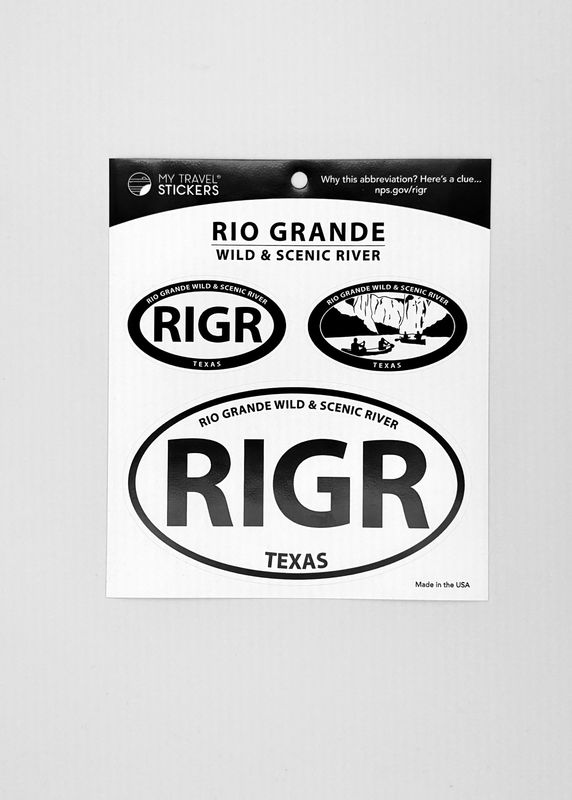 Rio Grande Wild + Scenic River Oval Decal Set