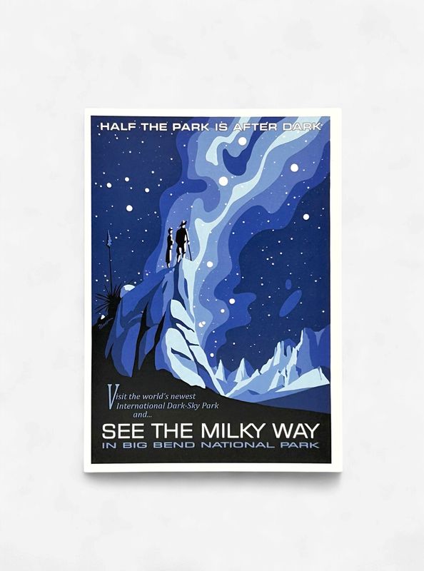 Milky Way postcard