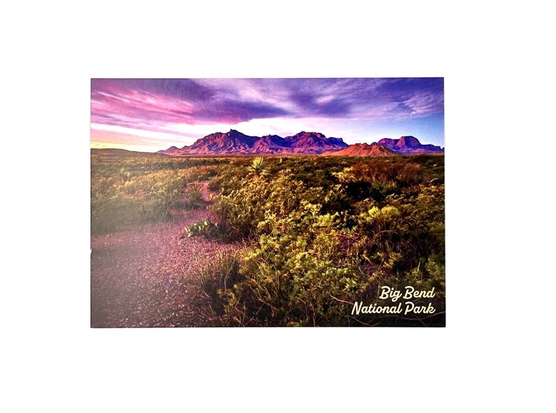 Photo Postcard Chisos Mountains 98212
