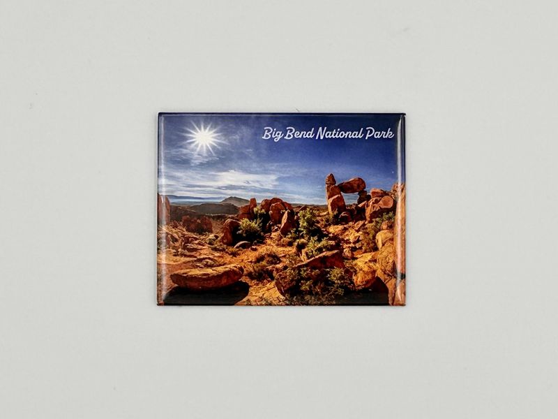 Badge Magnet Balanced Rock