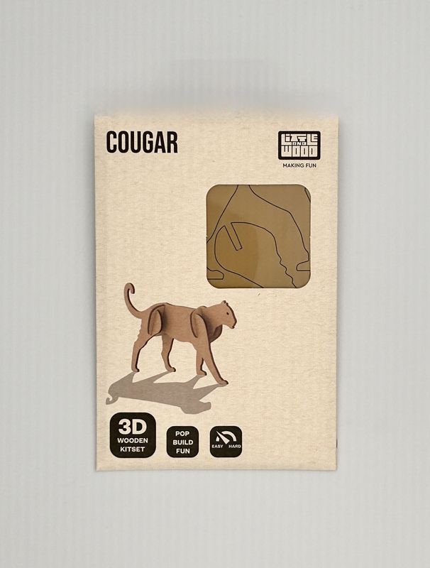 3D Cougar Puzzle