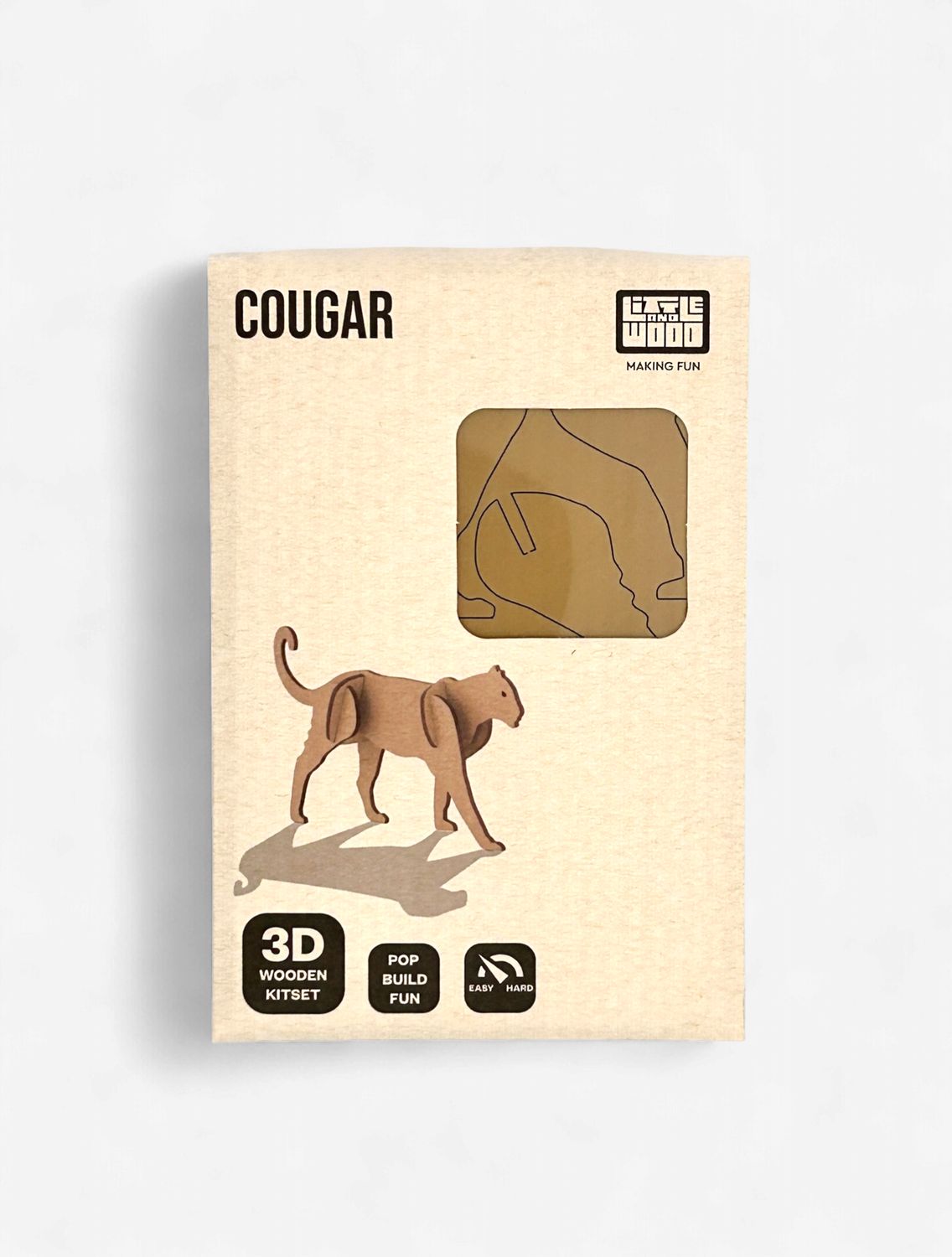 3D Cougar Puzzle