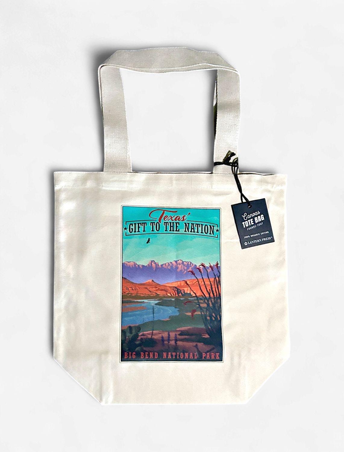 Texas' Gift Tote Bag, Rectangle Design