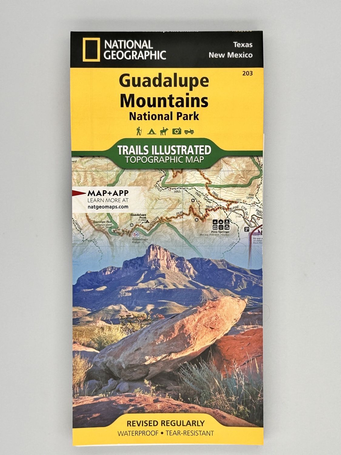 Trails Illustrated Guadalupe Mountains 07-2020