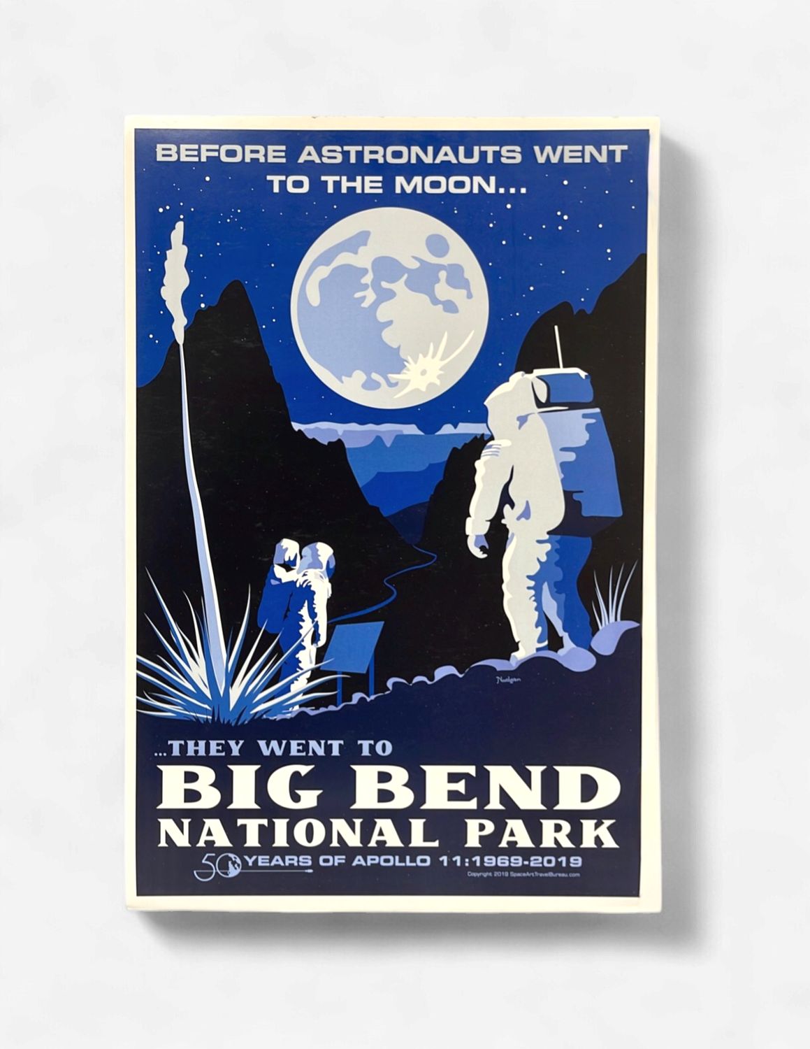 Big Bend Apollo 50th Anniversary Poster