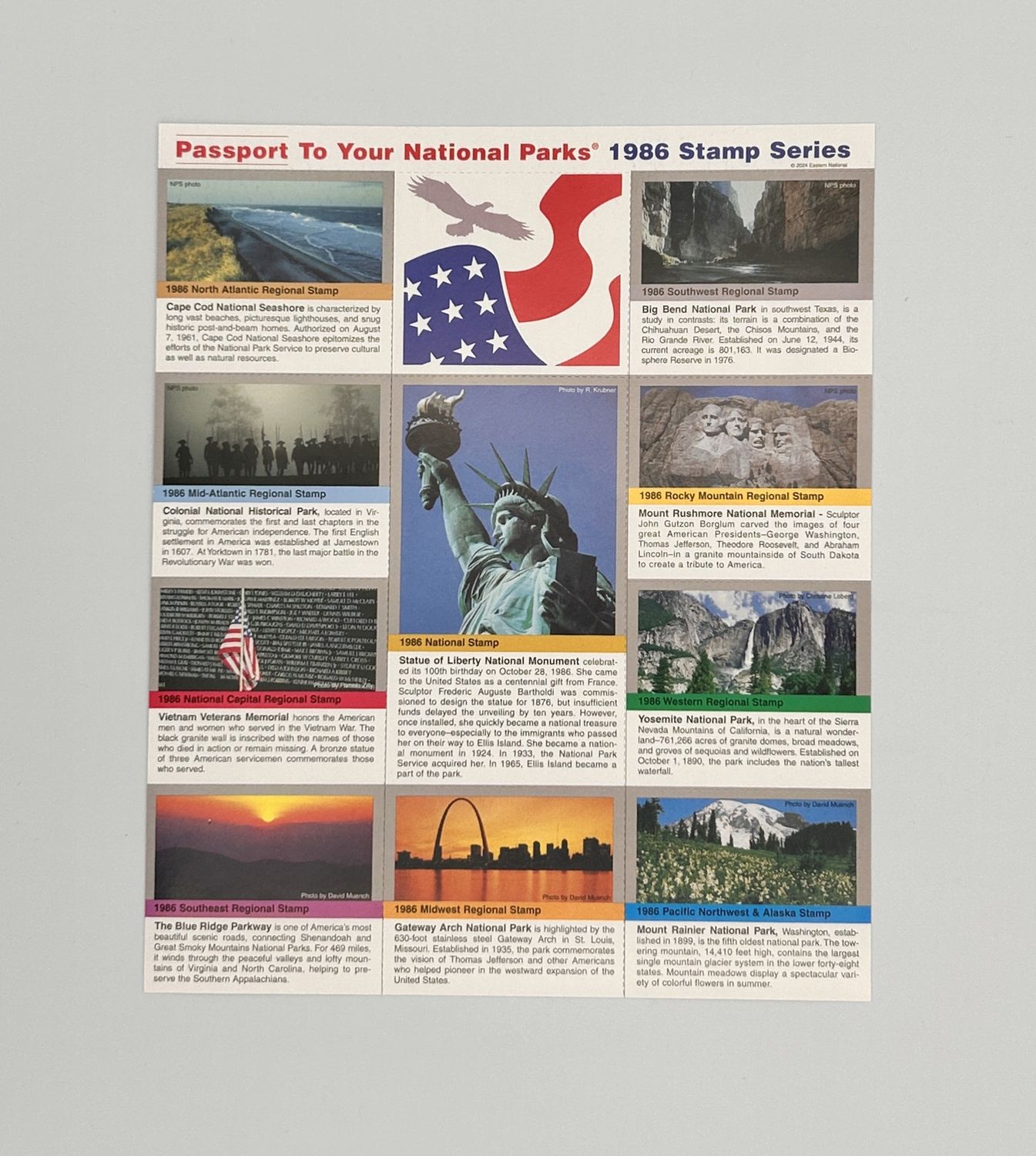 1986 Passport Stamp Series