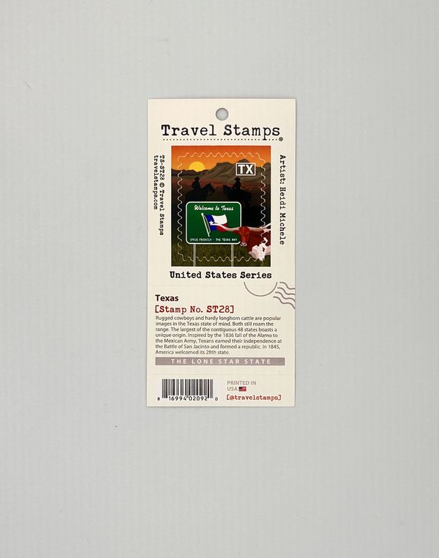 Travel Stamp Texas