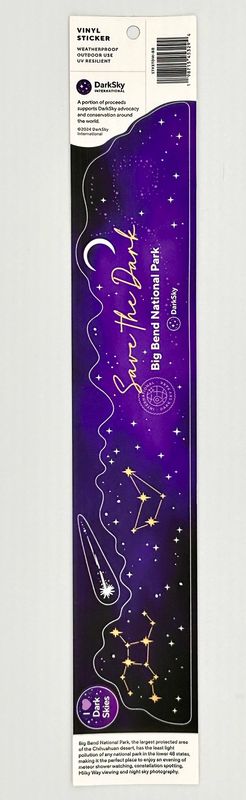 Save The Dark Bottle-Wrap Sticker