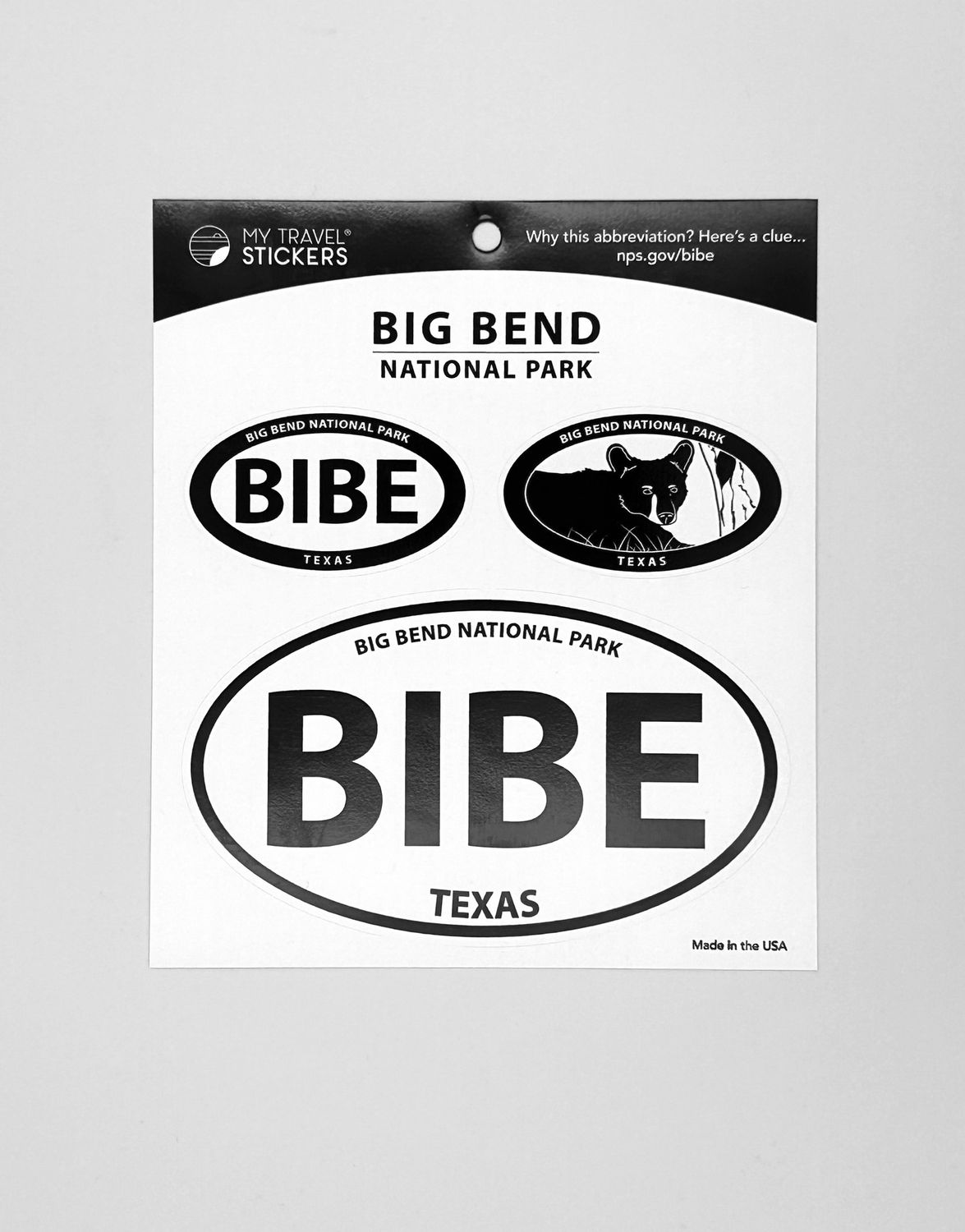 BIBE Oval Sticker
