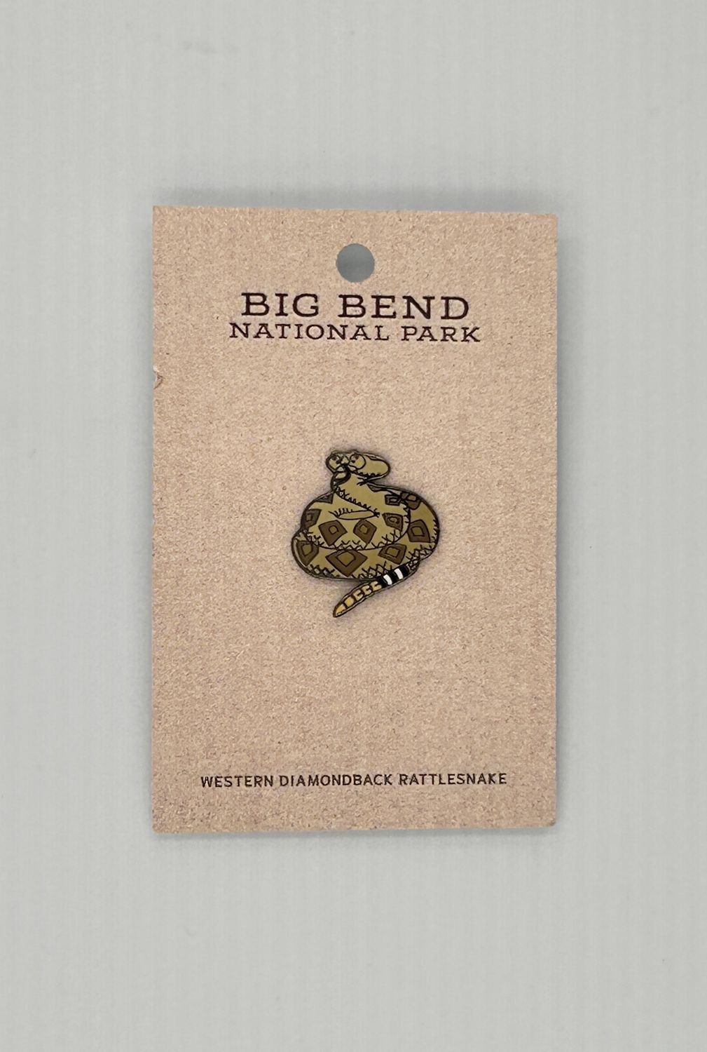 Natural Impressions Rattlesnake Pin