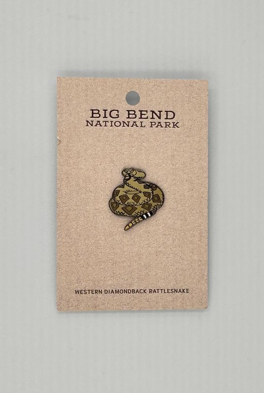 Natural Impressions Rattlesnake Pin