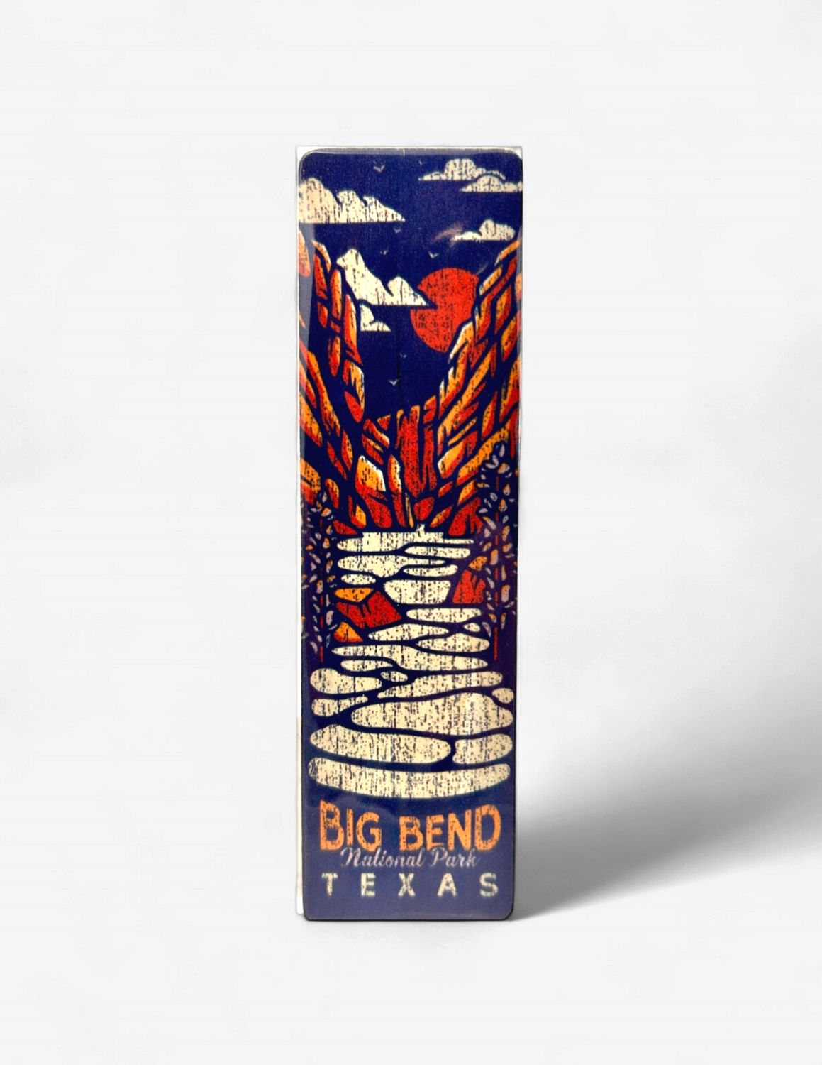 Graphic Santa Elena Wood Bookmark