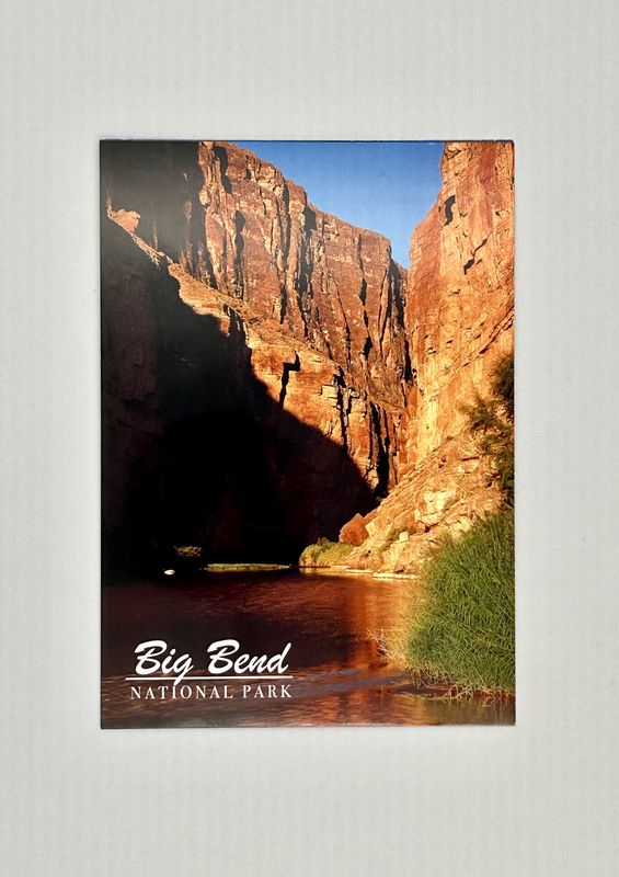 Photo postcard Santa Elena Canyon 9796