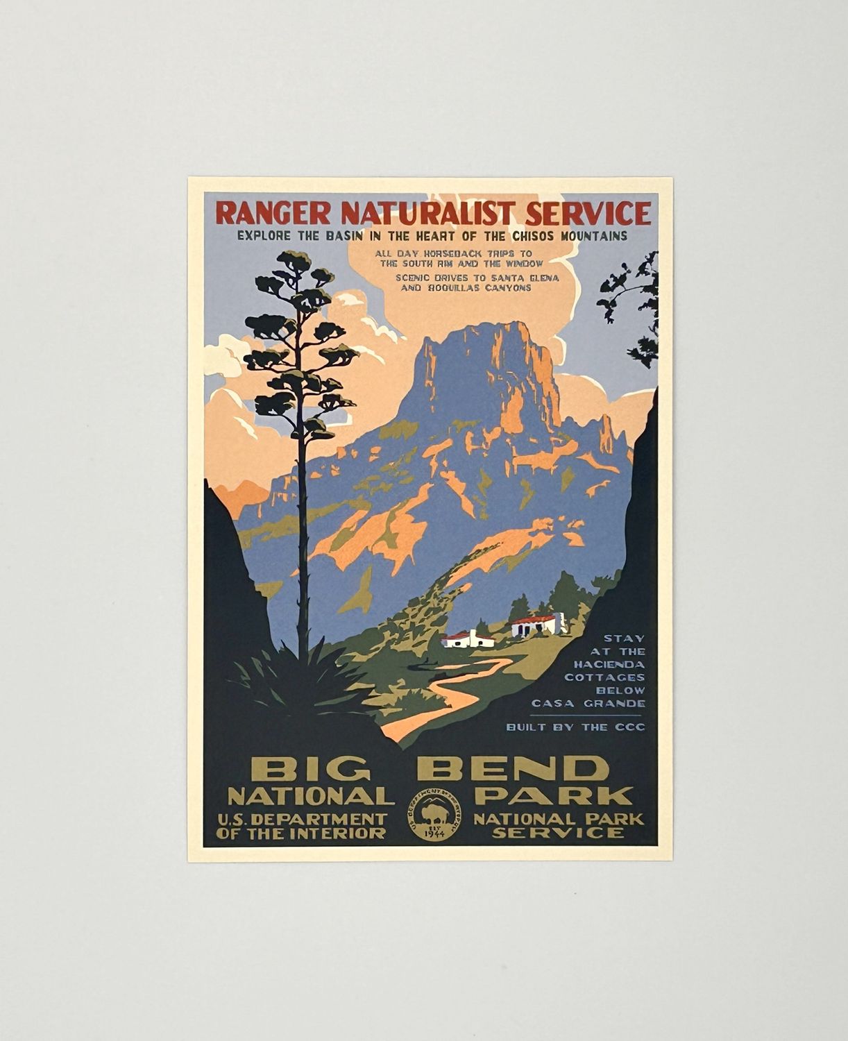 Casa Grande Retro poster