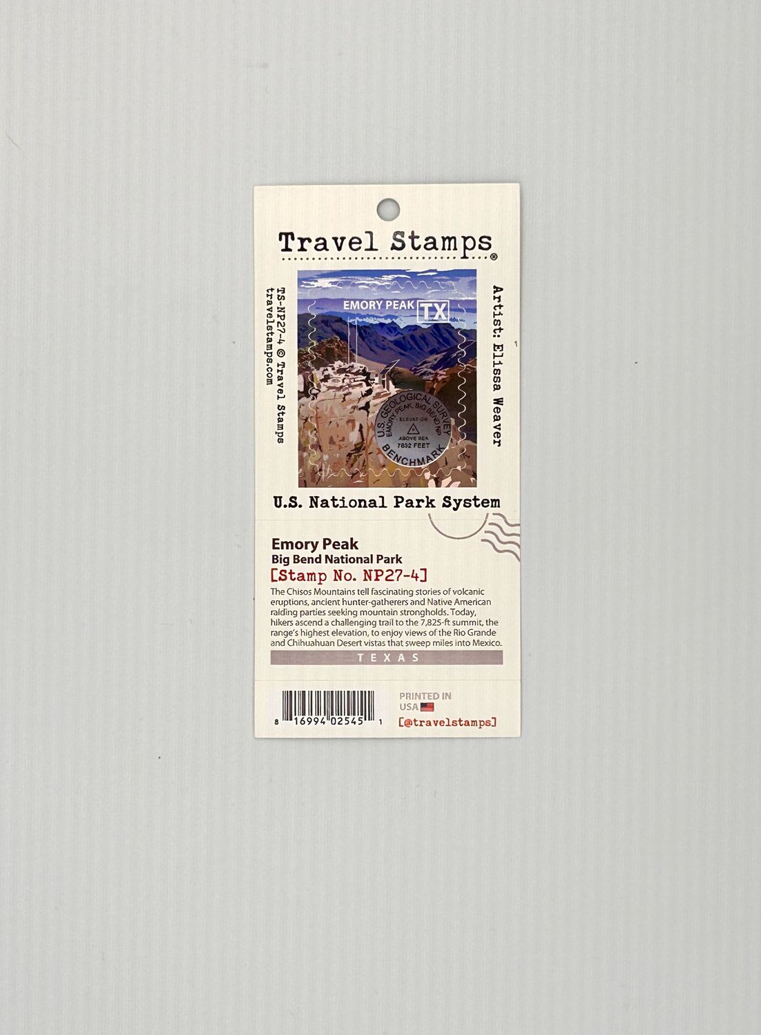 Travel Stamp Emory Peak