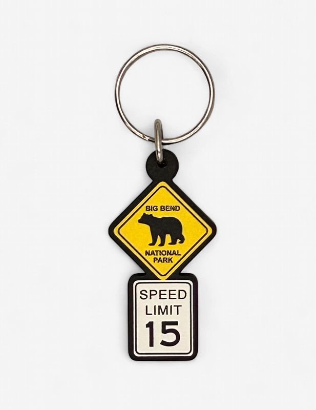 Bear Crossing Keychain