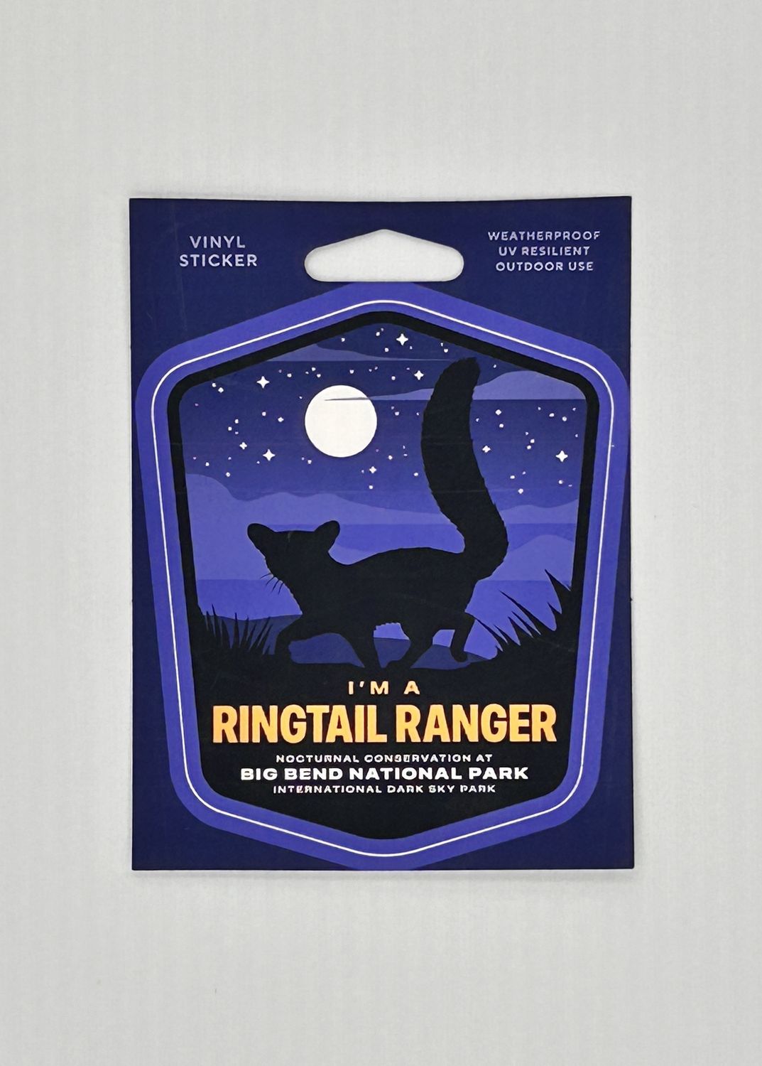 Ringtail Ranger Badge Sticker