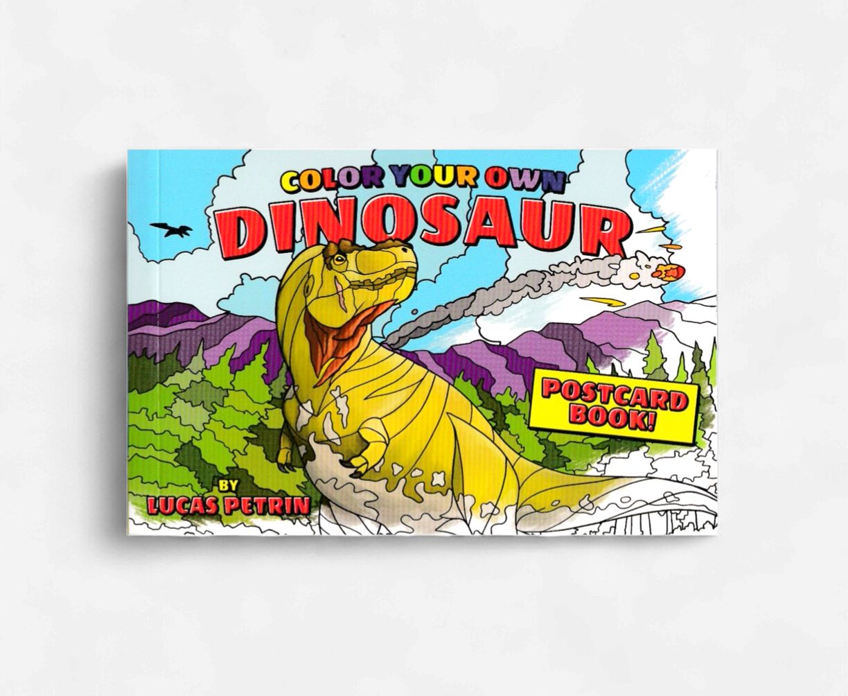 Dinosaur Postcard Book