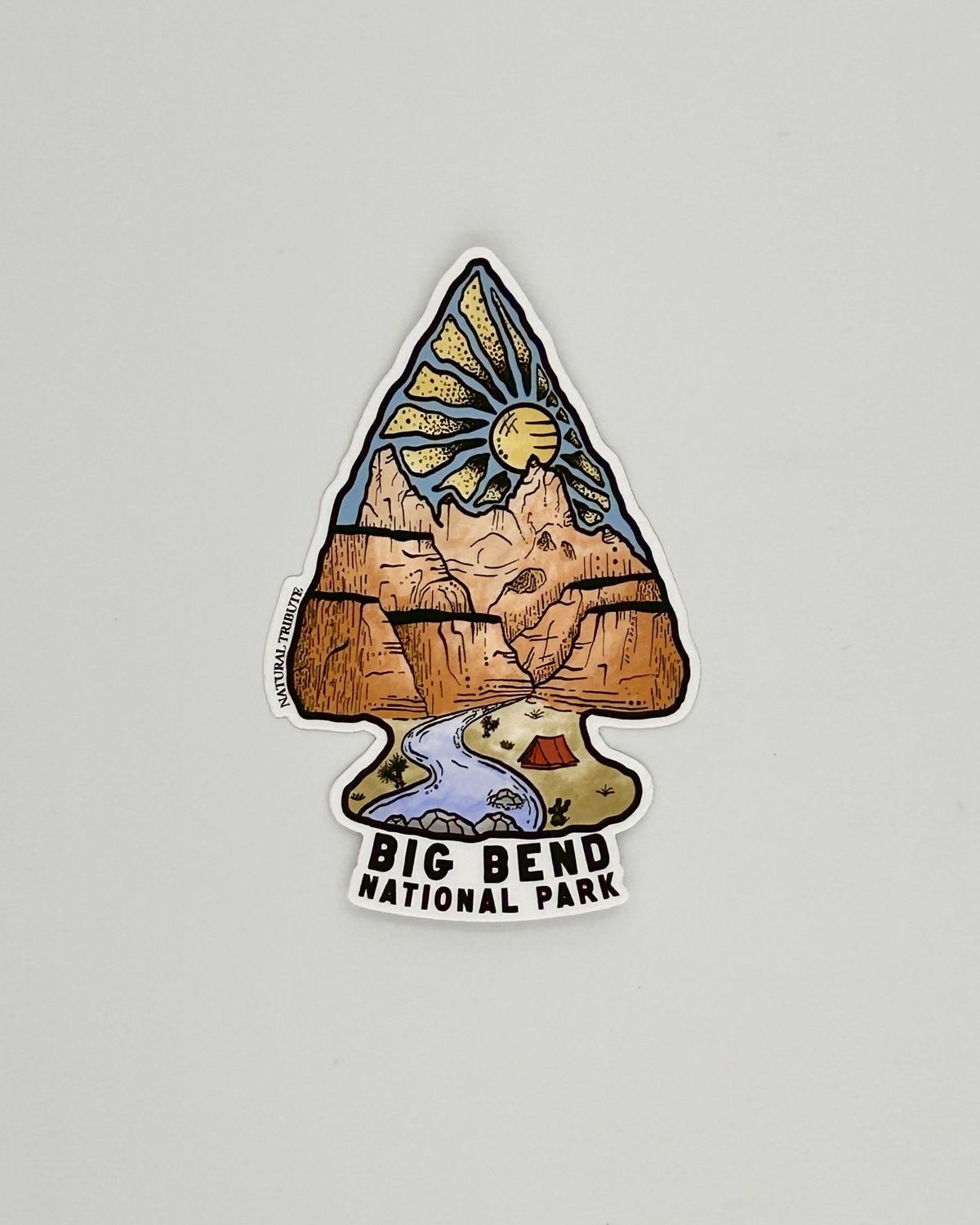 Mule Ears Arrowhead Sticker