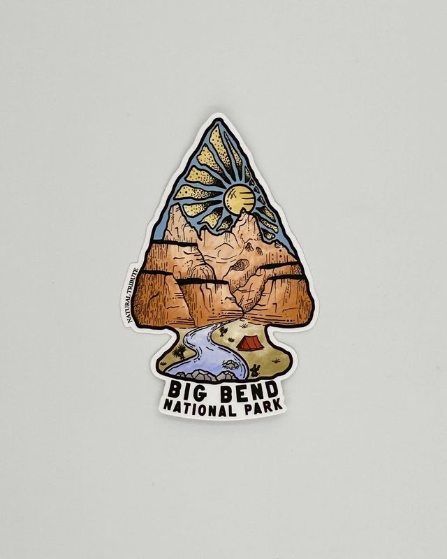 Mule Ears Arrowhead Sticker