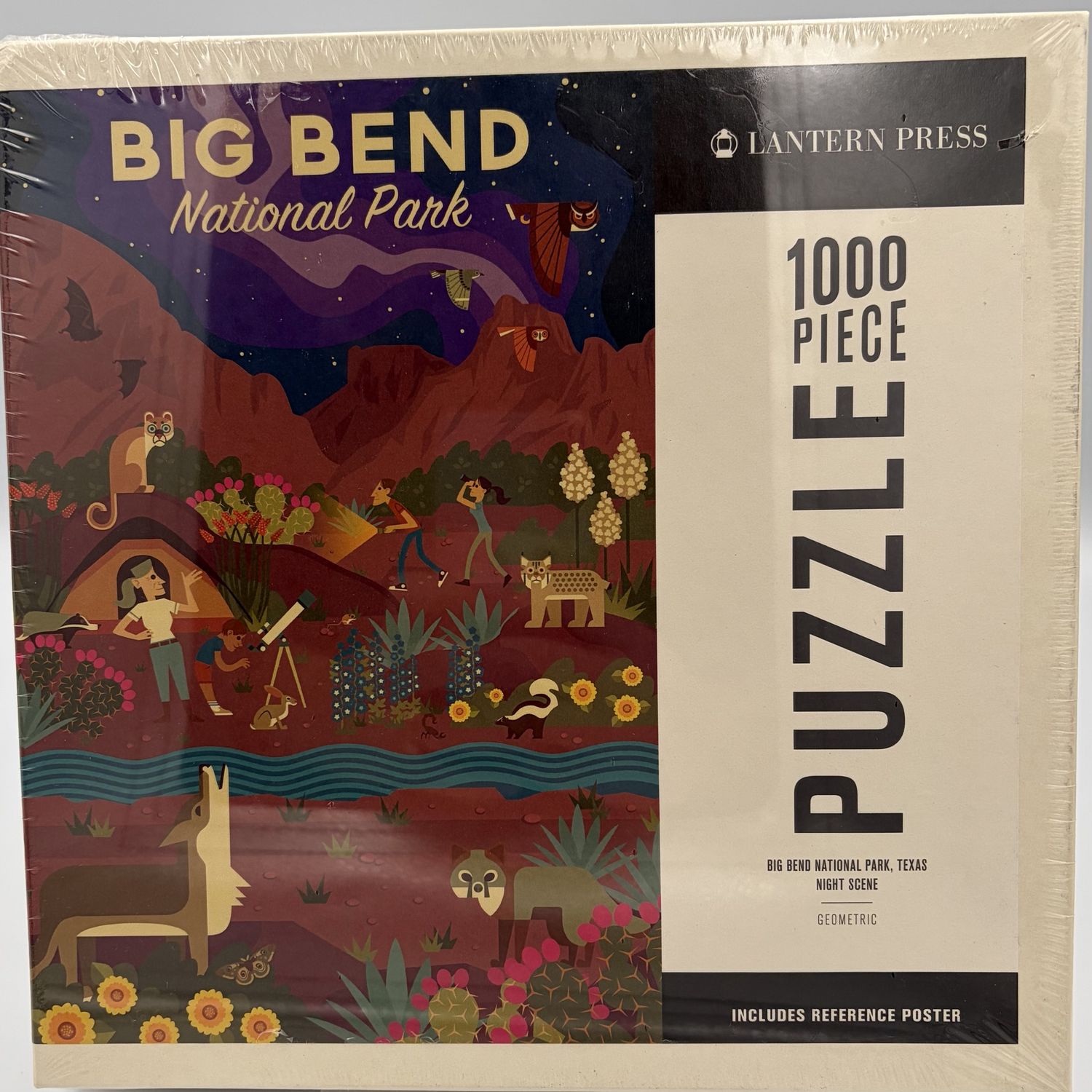 Geometric Night Jigsaw Puzzle