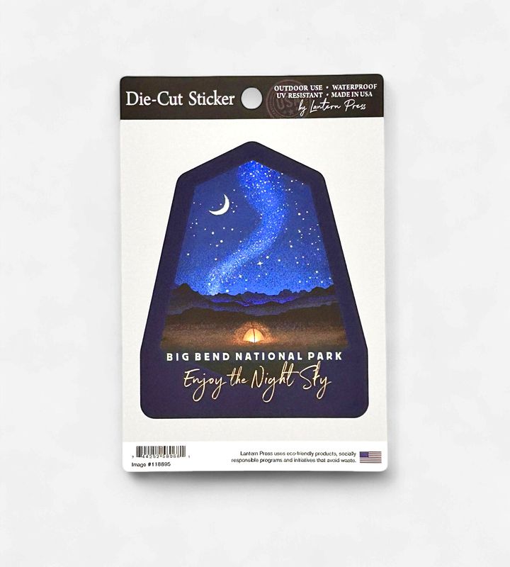 Big Bend Night Sky Sticker