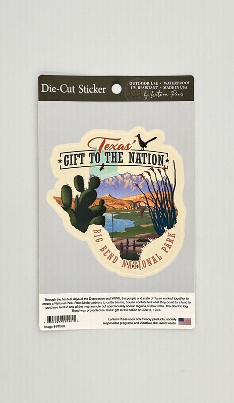 Texas' Gift Outdoor Decal, Large