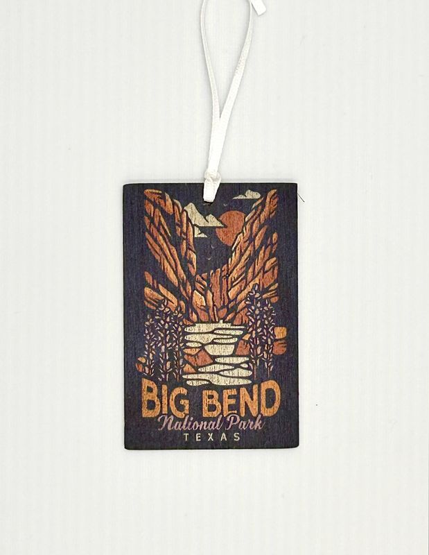 Ornament - Graphic Santa Elena, Wood