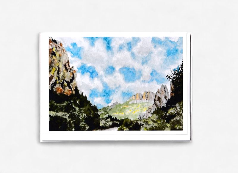 Notecard -Chisos Basin