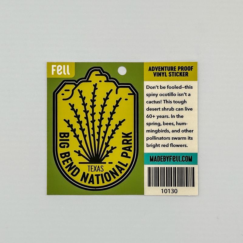 Ocotillo Vinyl Sticker