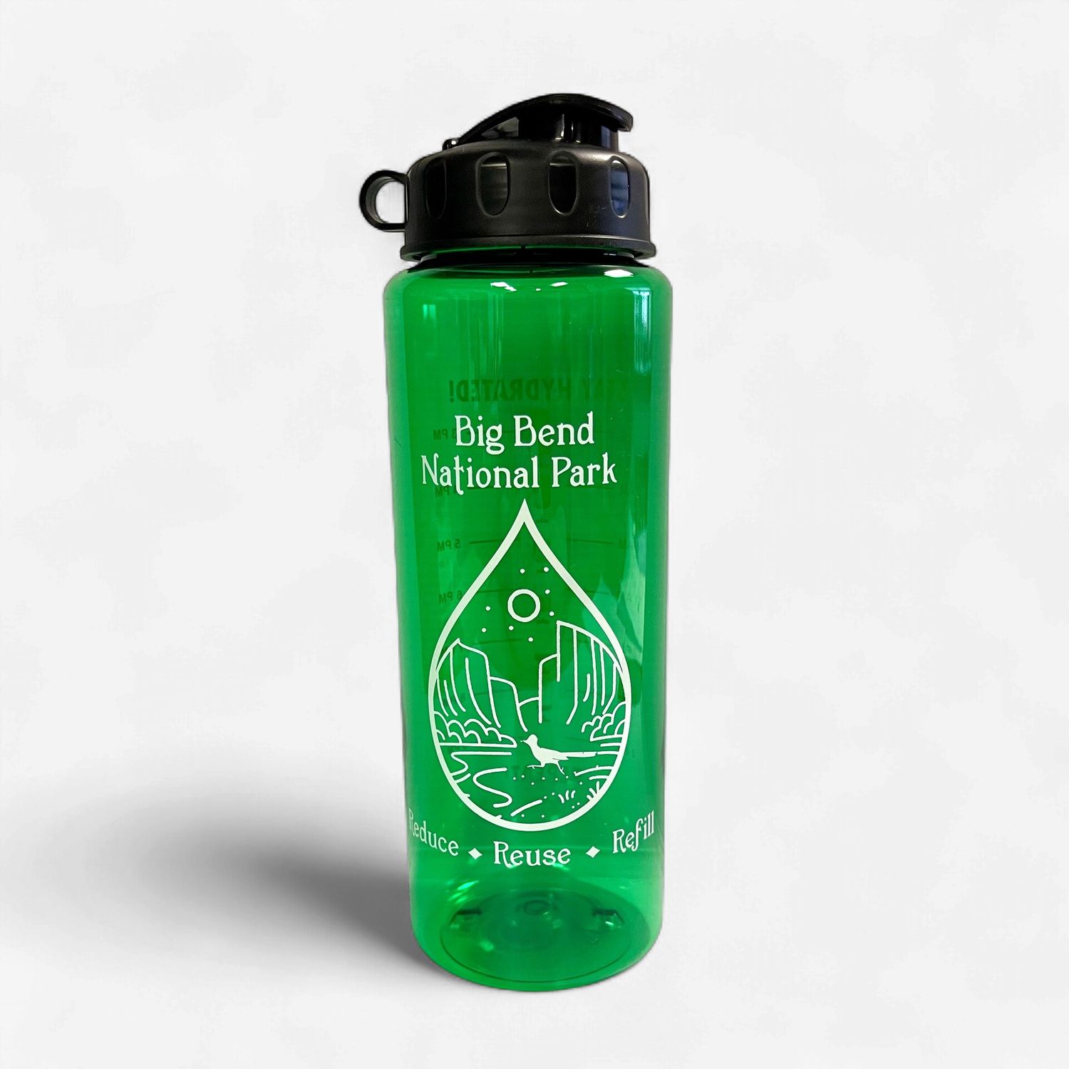 Water Bottle Water Bottle, Color: Green