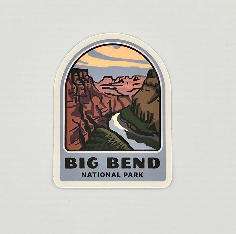 Big Bend River Sticker Big Bend River Sticker