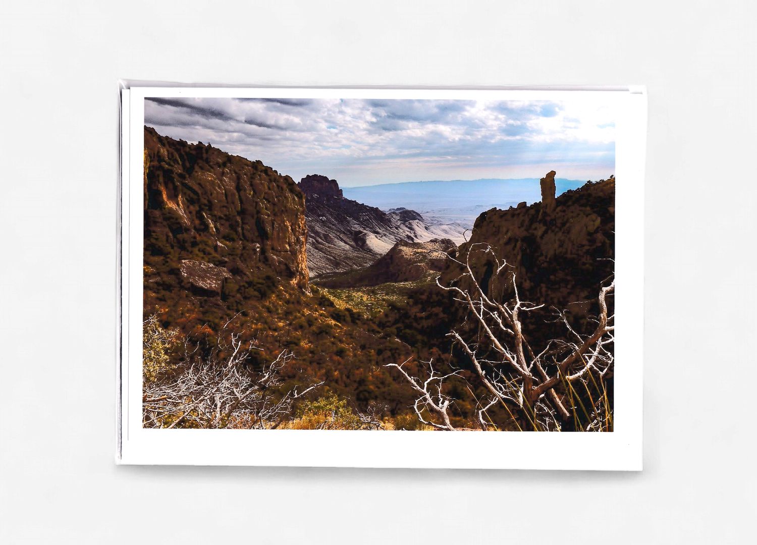 Photo Notecard Boot Canyon