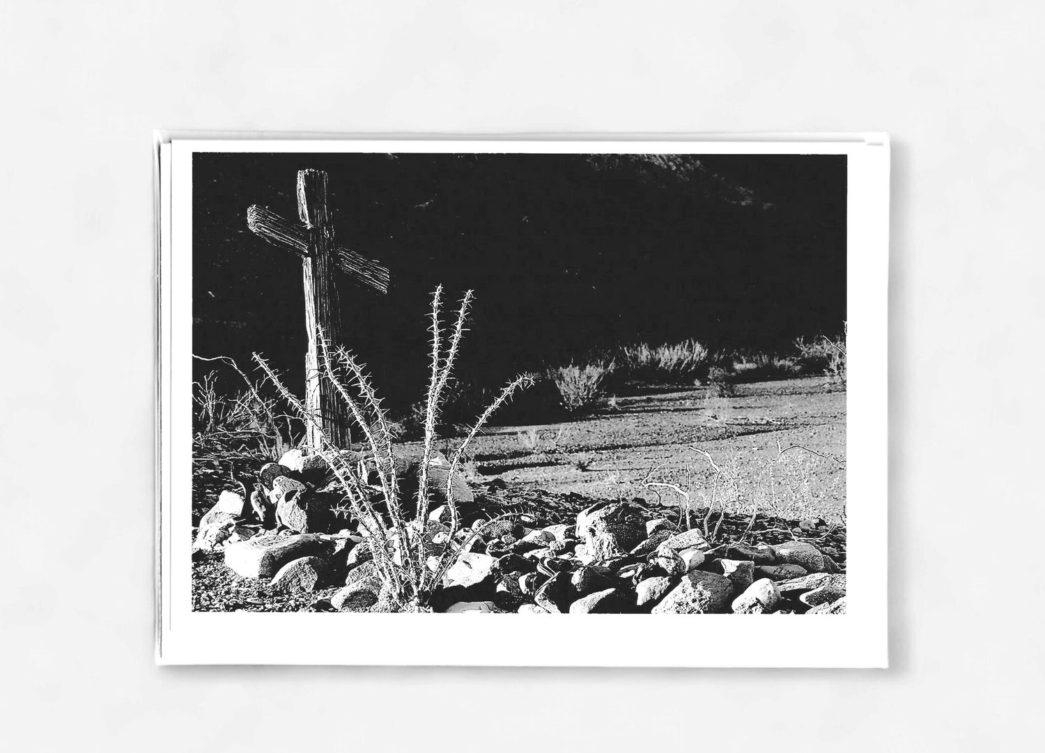 Photo Notecard Terlingua Abajo Grave