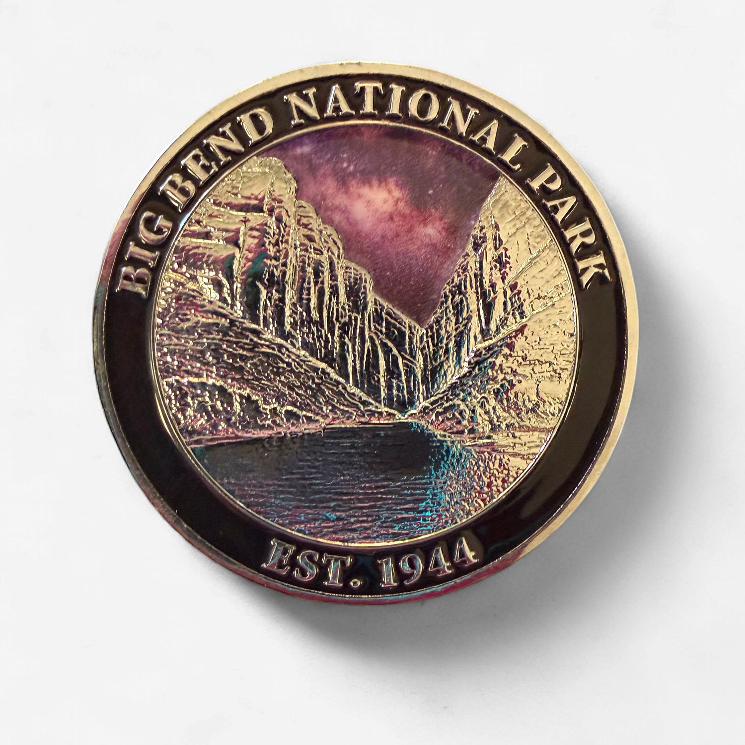 Challenge Coin Night Sky