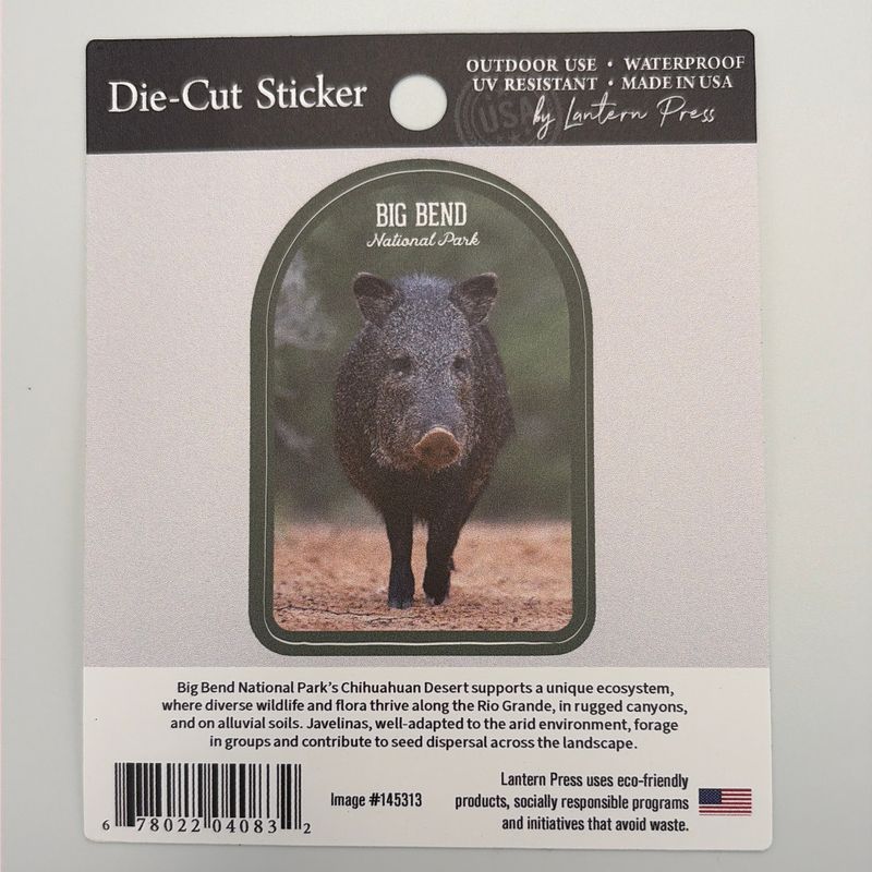 Javelina Photo Sticker