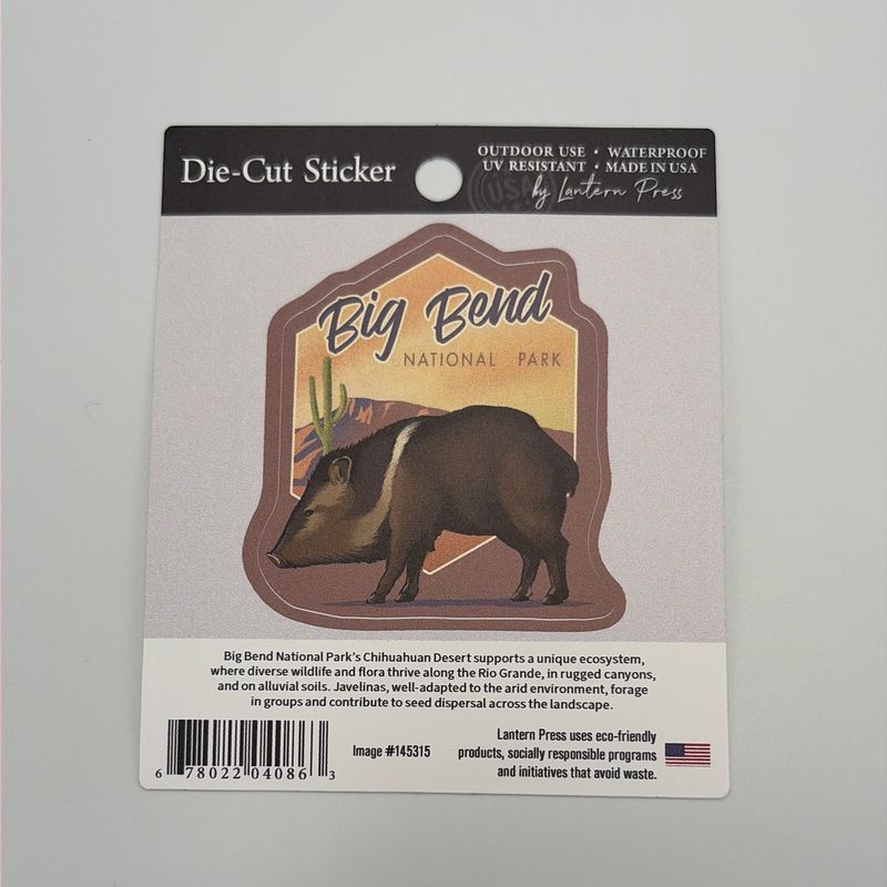 Javelina Graphic Sticker