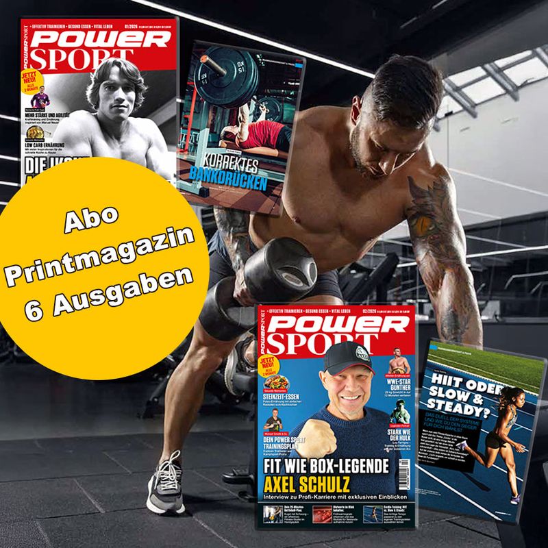 Abo über 6 Ausgaben Power Sport als Printmagazin.