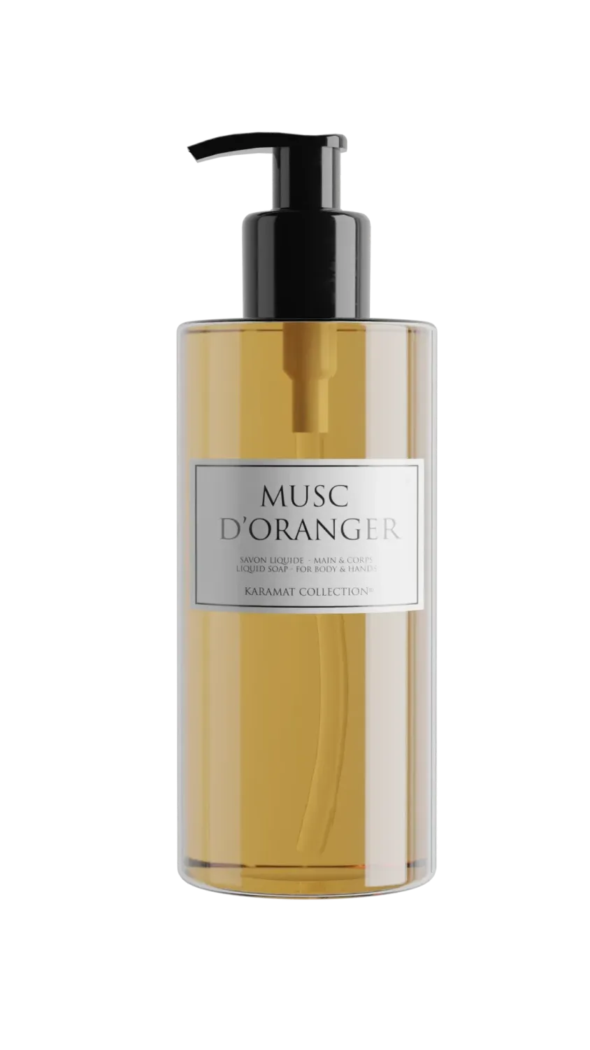 MUSC D’ORANGER Savon Liquide de Luxe 300ml MUSC D’ORANGER Savon Liquide de Luxe 300ml