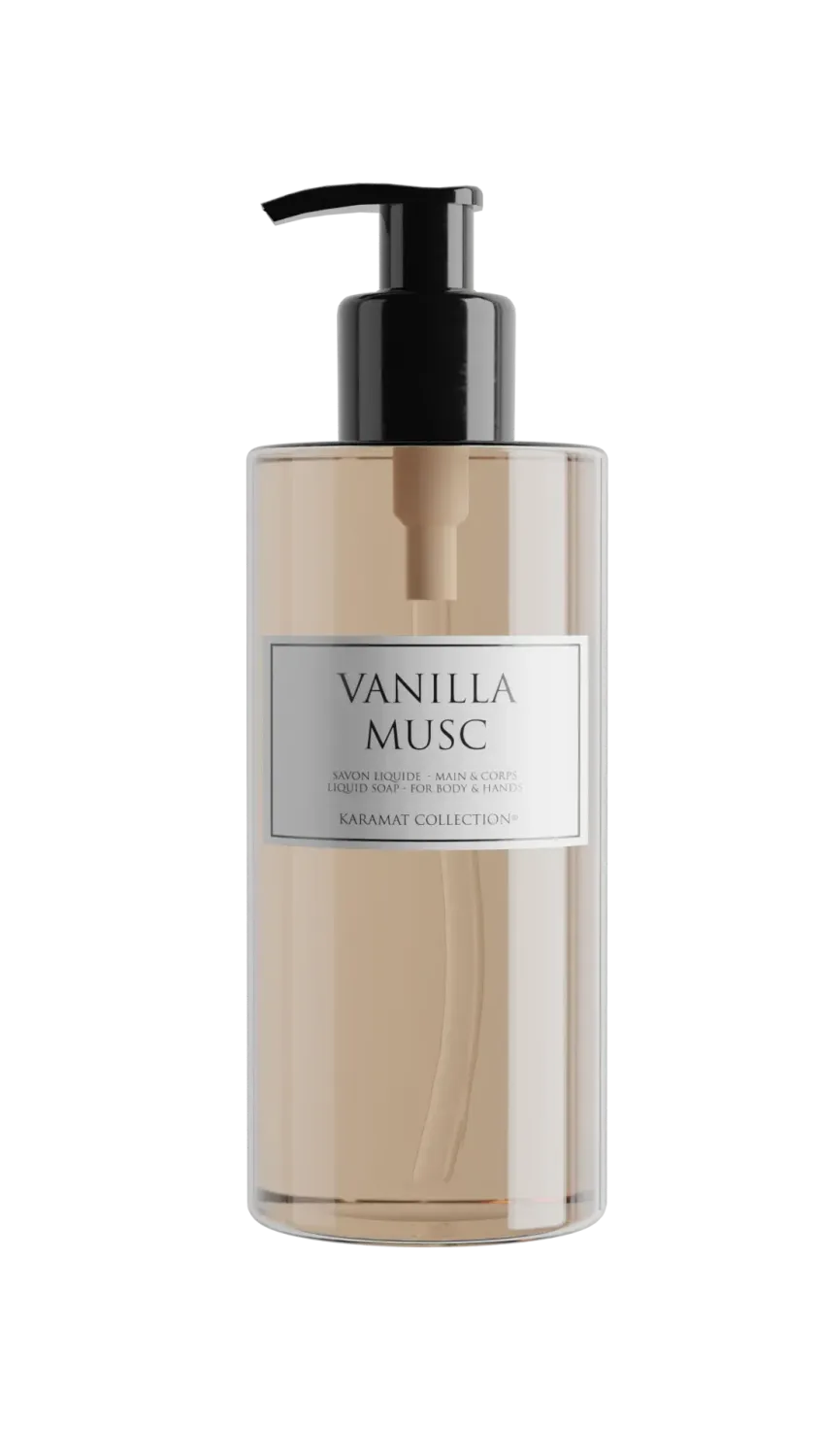 VANILLA MUSC Savon Liquide de Luxe 300ml VANILLA MUSC Savon Liquide de Luxe 300ml