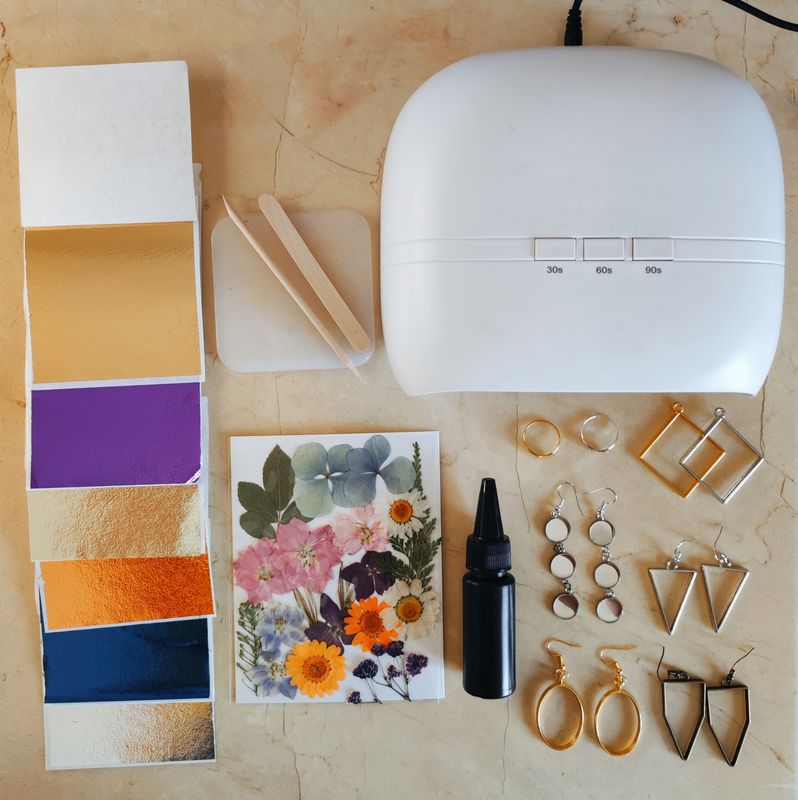 KIT de resina y naturaleza