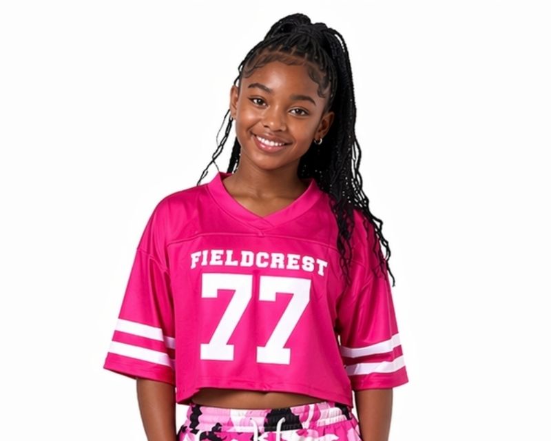 Cropped Football Jersey