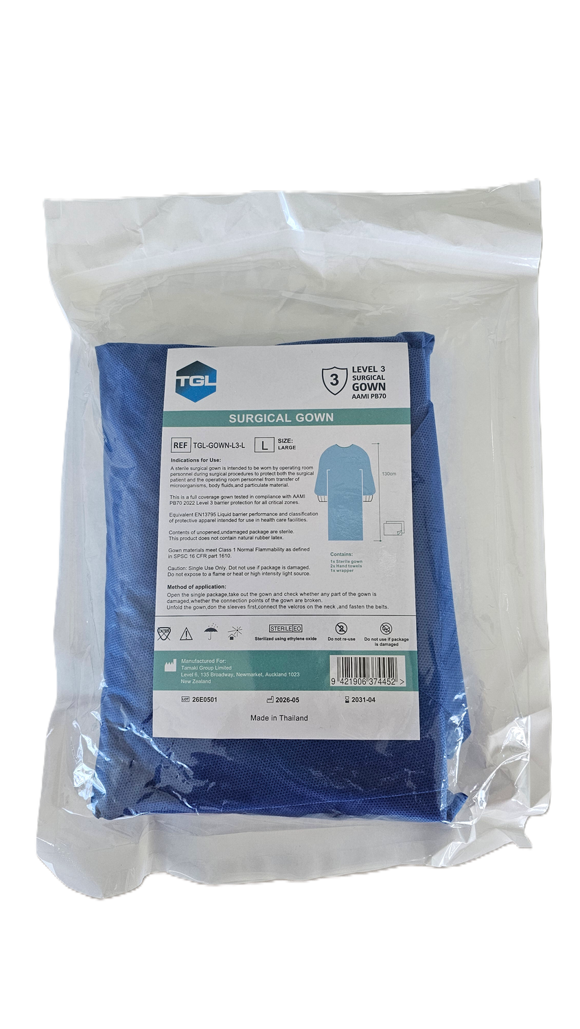 Sterile Surgical Gown - AAMI Level 3