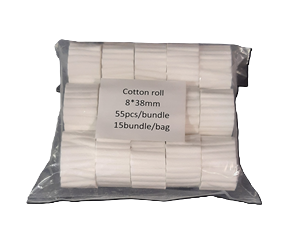 Cotton Rolls - 8 x 38mm