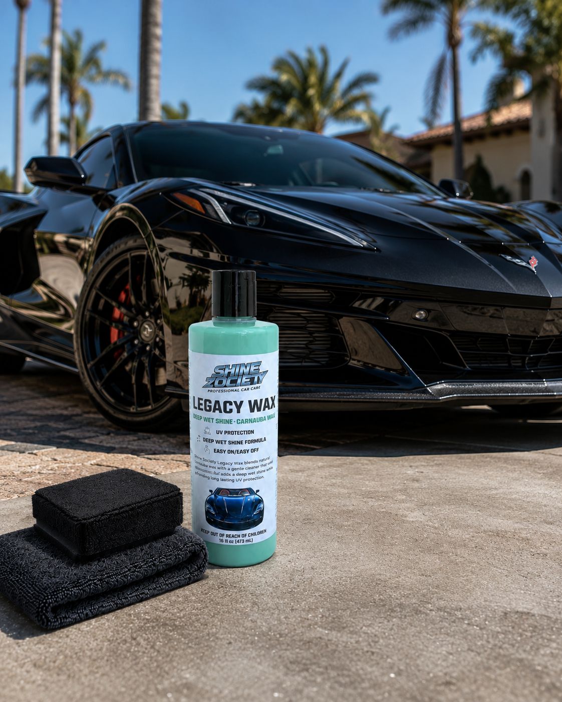 Shine Zociety Legacy Carnauba Wet Wax &amp; Protection (16 oz)