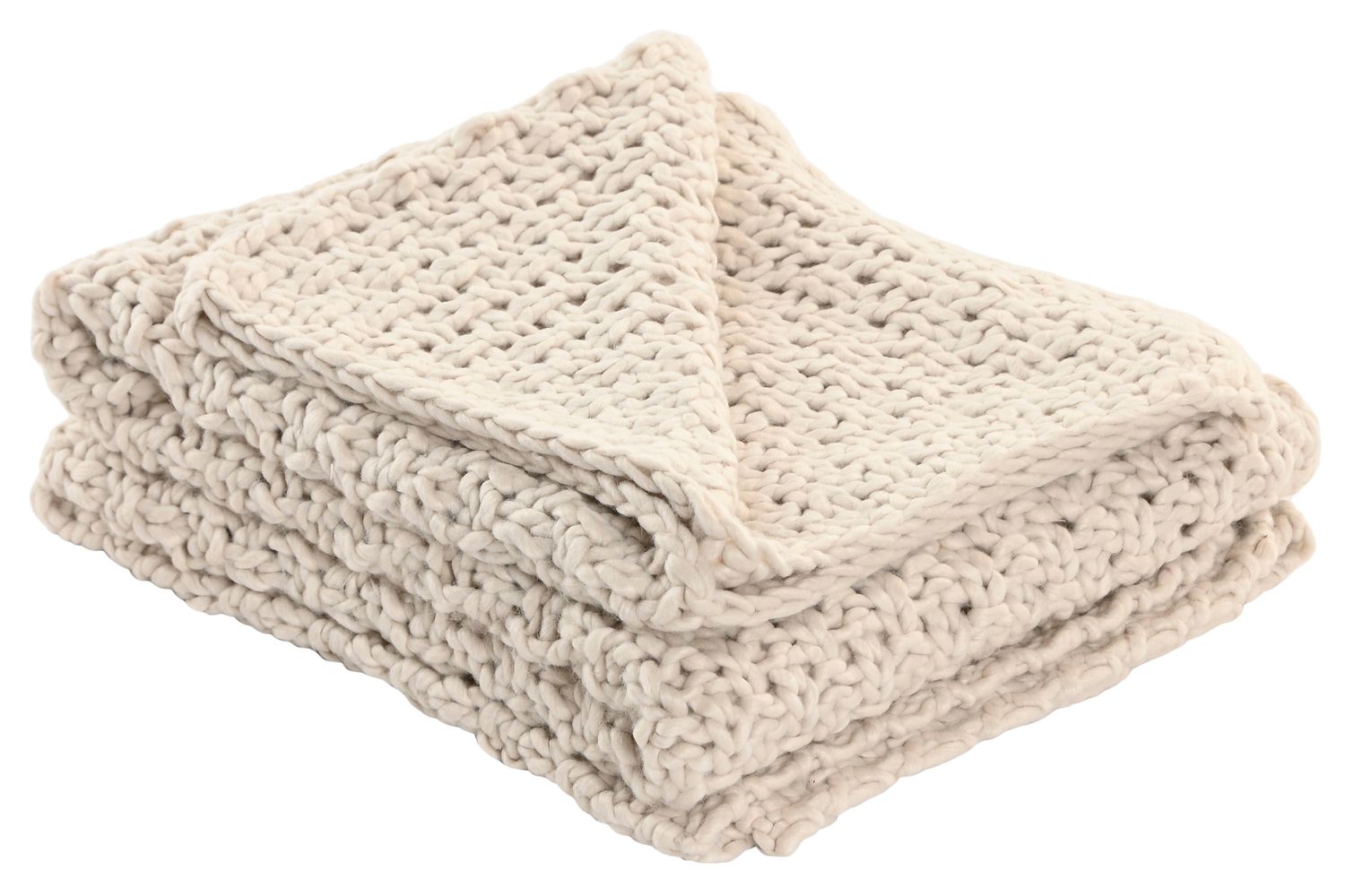 MANTA SOFA ACRILICO 130X170 470 GSM DE PUNTO BEIGE