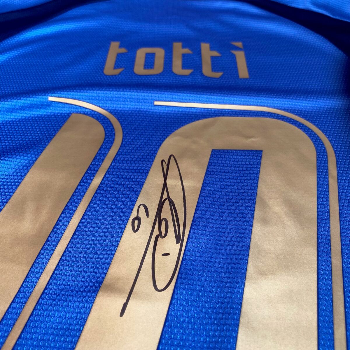 Totti WC06 Italy AUTOGRAMM