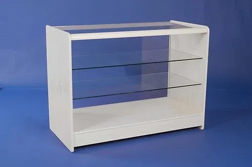 1200mm Display Counter Showcase with Two Glass Shelves
